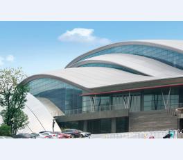 酒店弧形鋁方通